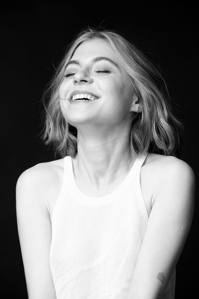 Anna low key portrait.Dark backdrop, raw emotion